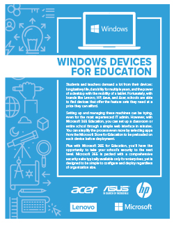 Windows Devices for Education