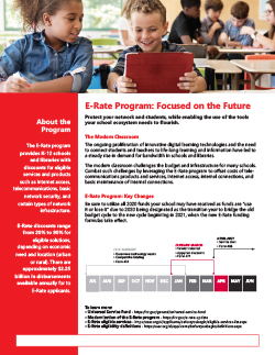 K-12 E-Rate Program: Focused on the Future